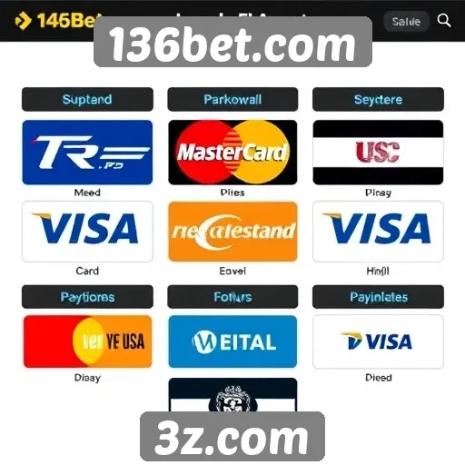 Métodos de pagamento disponíveis no 136bet